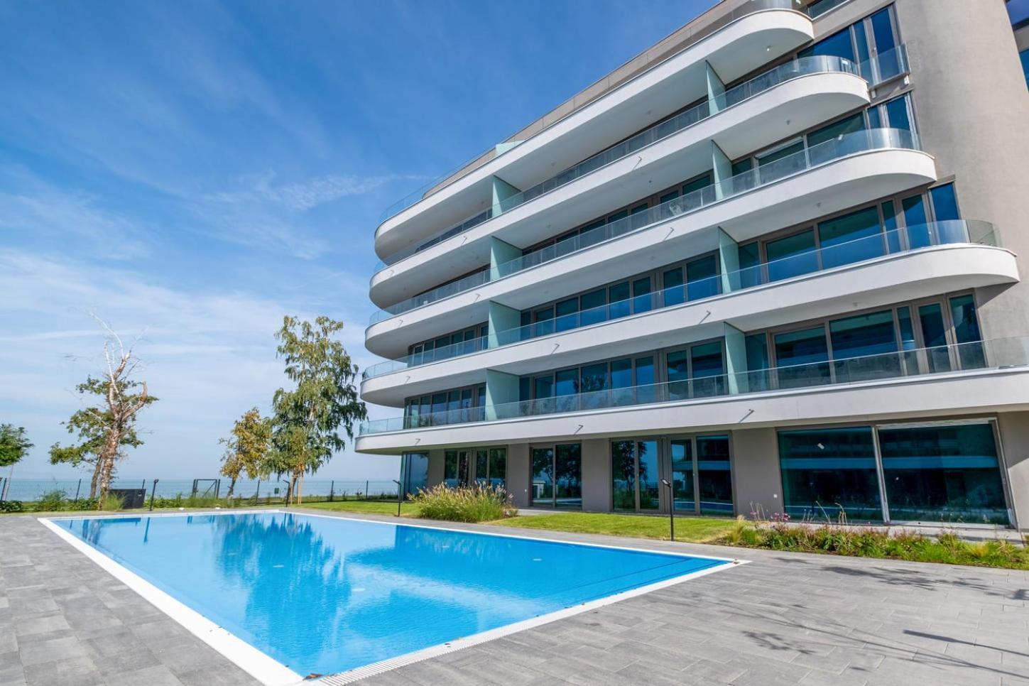 Myflat Wave Luxury 44 Suite Siófok Exterior foto